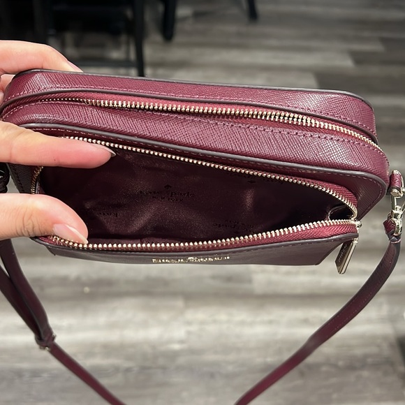 Kate Spade Burgundy Crossbody Bag - Picture 10 of 11